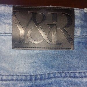 Y&R mens distressed jeans